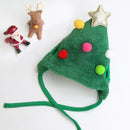 Fantasia de Natal para Cachorro e Gato | Kit Gorro de Papai Noel ou Rena com Bandana Natalina para Pets