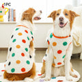 Casaco de Flanela para Cães e Gatos – Roupa de Inverno Quentinha para Pets de Médio e Grande Porte (M ao 7XL)
