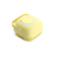 Escova de Banho de Silicone para Cães e Gatos – Massageador com Dispenser para Shampoo e Remoção de Pelos