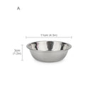 Comedouro de Aço Inox para Cães e Gatos – Tigela Resistente para Água e Ração