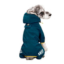 Capa de Chuva Impermeável para Cães – Macacão Pet com Faixas Refletivas para Cães Pequenos e Médios