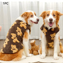 Casaco de Flanela para Cães e Gatos – Roupa de Inverno Quentinha para Pets de Médio e Grande Porte (M ao 7XL)