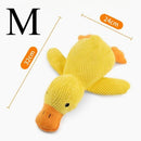 Brinquedo de Pelúcia Pato para Cães – Mordedor Resistente com Som para Filhotes e Cães de Todos os Portes