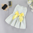 Vestido Floral Princesa para Cachorros e Gatos Pequenos | Roupa Pet Leve para Verão