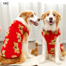 Casaco de Flanela para Cães e Gatos – Roupa de Inverno Quentinha para Pets de Médio e Grande Porte (M ao 7XL)