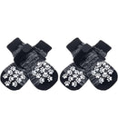 Kit com 4 Meias Antiderrapantes para Cães – Protetor de Patas com Ajuste em Velcro para Pets Pequenos