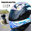 Capacete para Cachorro e Gato em ABS Ajustável | Fantasia para Fotos, Passeios e Bike