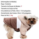 Casaco com Capuz para Cachorros e Gatos Pequenos e Médios – Jaqueta de Inverno Quente em Fleece