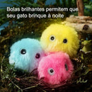 Bola Interativa Elétrica para Gatos com Catnip – Brinquedo Inteligente com Som e Movimento para Filhotes