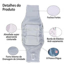 Fralda Lavável para Cachorro Macho - Faixa Abdominal Reutilizável e Ajustável